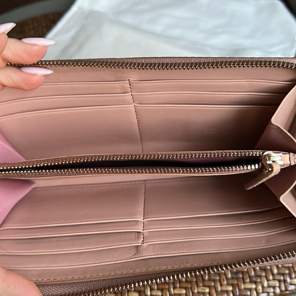 Rose Gold MCM Large Wallet - Picture 7 of 9